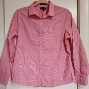 Lands' End Rose Button-Up Shirt